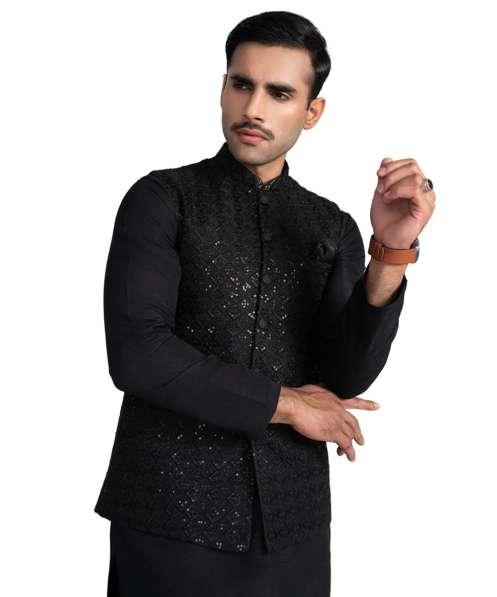 3pc Waistcoat & Kurta Trouser