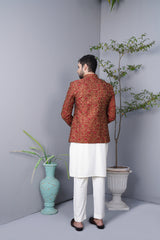 Prince Coat Maroon Masoori