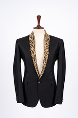 Tuxedo with Embroidered Lapel