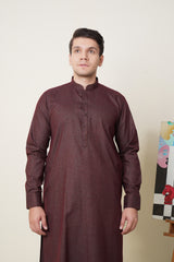 Maroon Kameez Shalwar