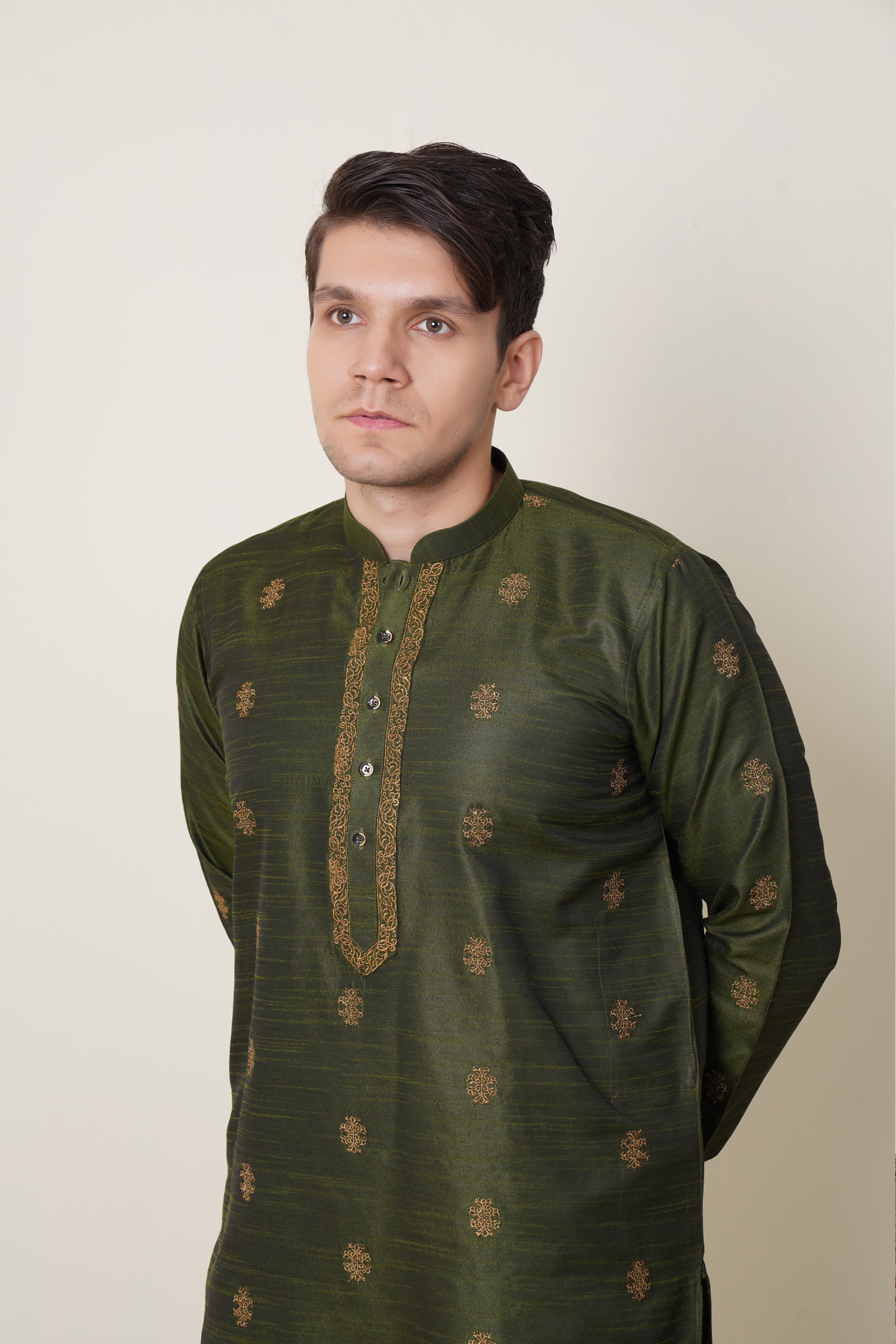 Juniper Green Kurta Trouser
