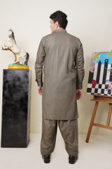 Brown Kameez Shalwar