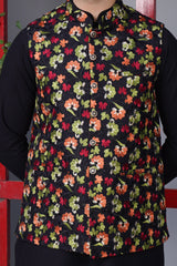 Waistcoat Flower Design Embroidered