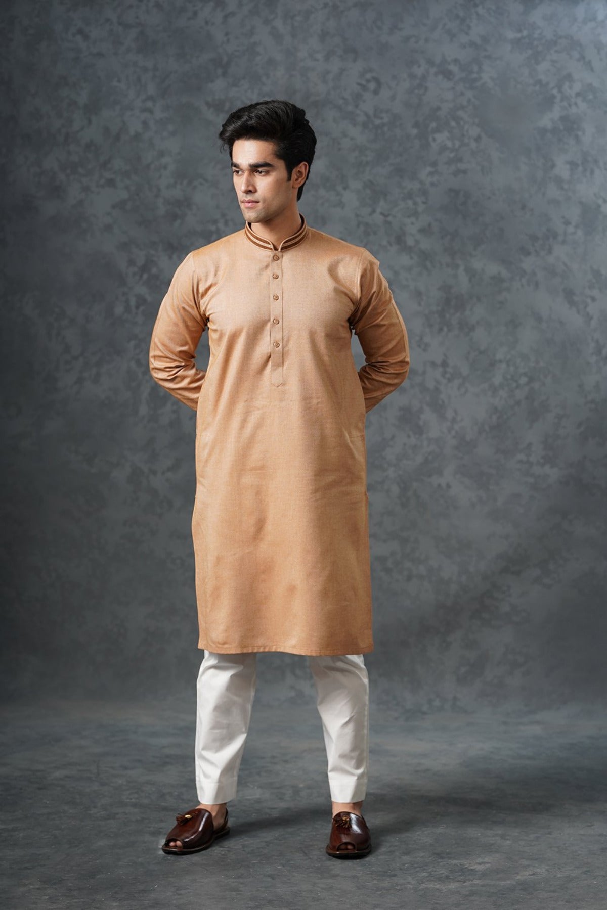 Peach Kurta